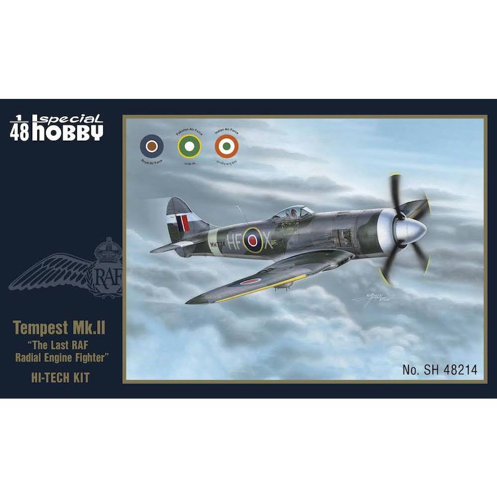 48214 1/48 ホーカー テンペスト Mk.II ハイテック|第二次大戦の飛行機モデル|飛行機