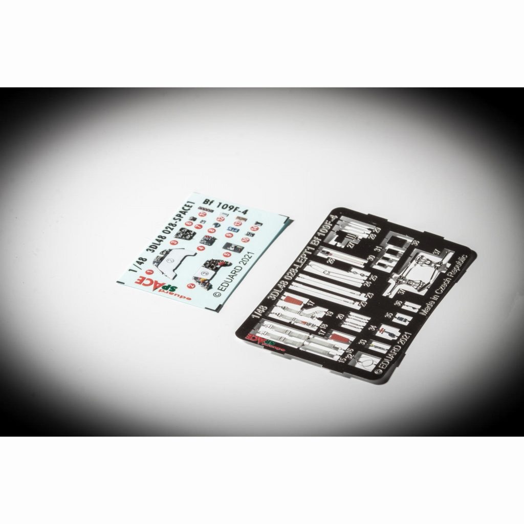 3DL48028 1/48 ��å�������ߥå� Bf109F-4 �����ڡ���������3D�ǥ����� w/���å��󥰥ѡ��ĥ��å� (���ǥ奢�����)