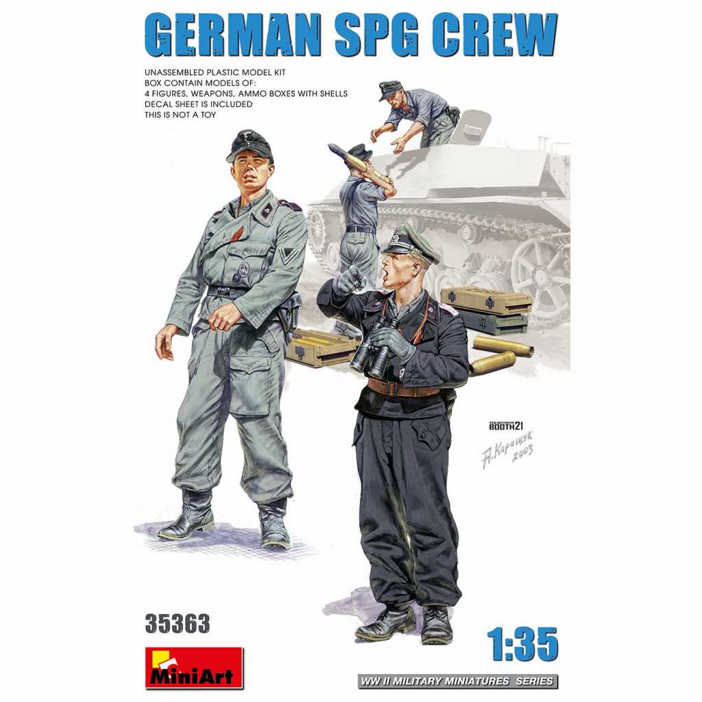 35363 ドイツ SPGクルー 4体セット|第二次大戦のフィギュア|フィギュア