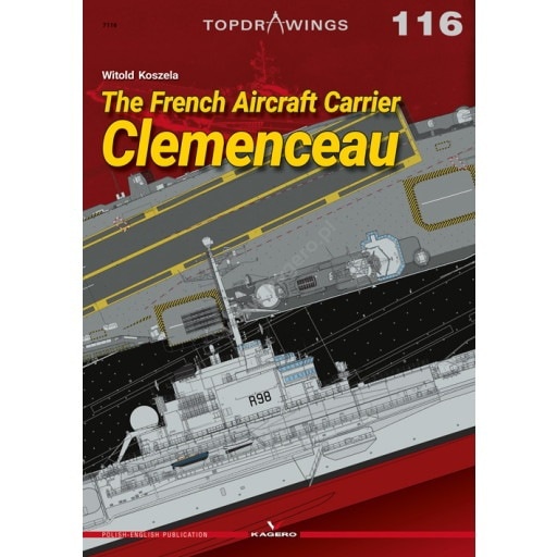 TOPDRAWINGS 7116 仏海軍 航空母艦 クレマンソー|洋書|書籍＆DVD