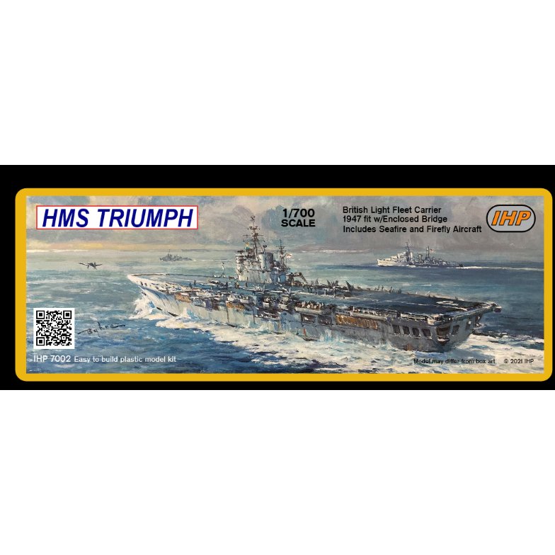IHP7002 英国海軍 コロッサス級航空母艦 R16 トライアンフ Triumph 1947|第二次大戦の艦船モデル|艦船