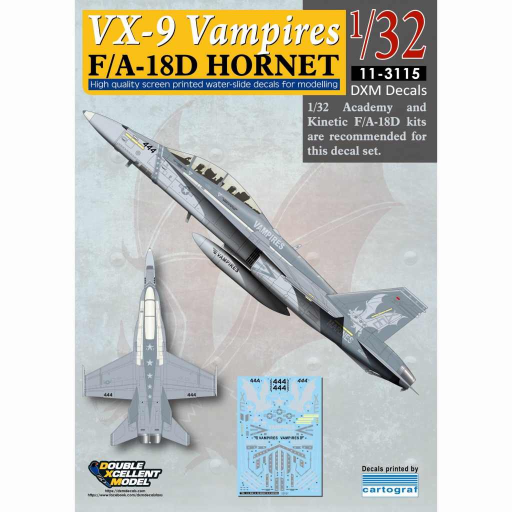 11-3115 1/32 ����ꥫ���� F/A-18D �ۡ��ͥå� VX-9 ������ѥ��䡼��