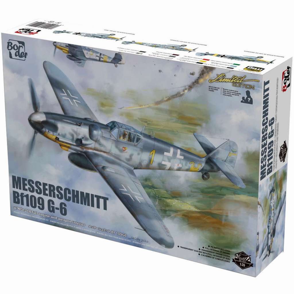 BF001 1/35 メッサーシュミット Bf109 G-6|第二次大戦の飛行機モデル|飛行機