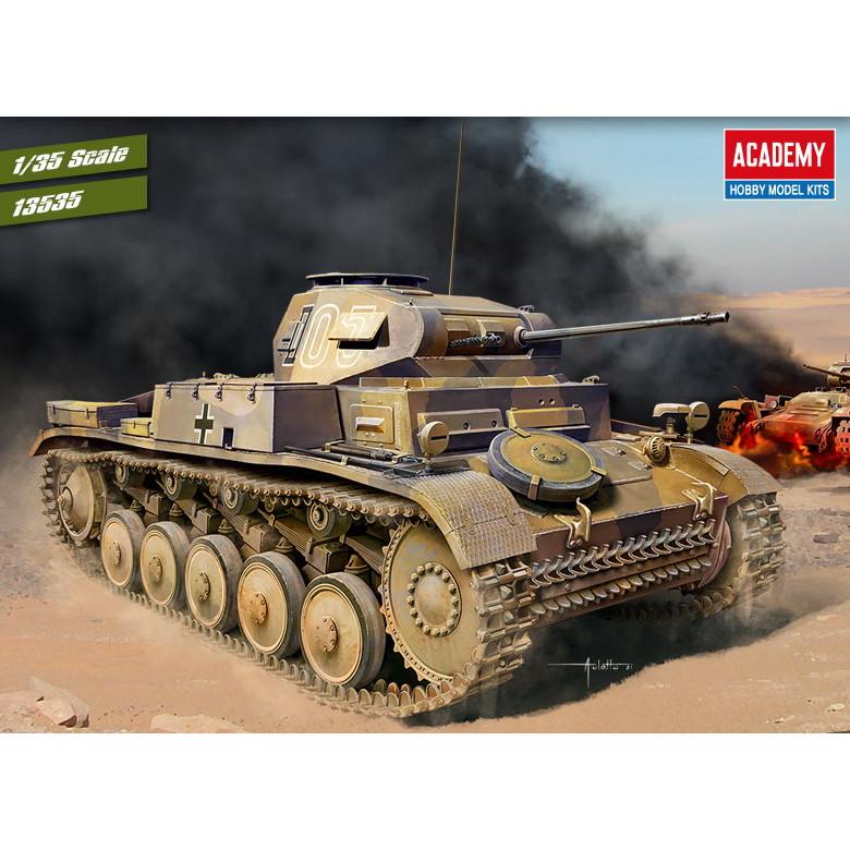 【再入荷】13535 1/35 II号戦車 F型  北アフリカ戦線 |第二次大戦のAFVモデル|AFV
