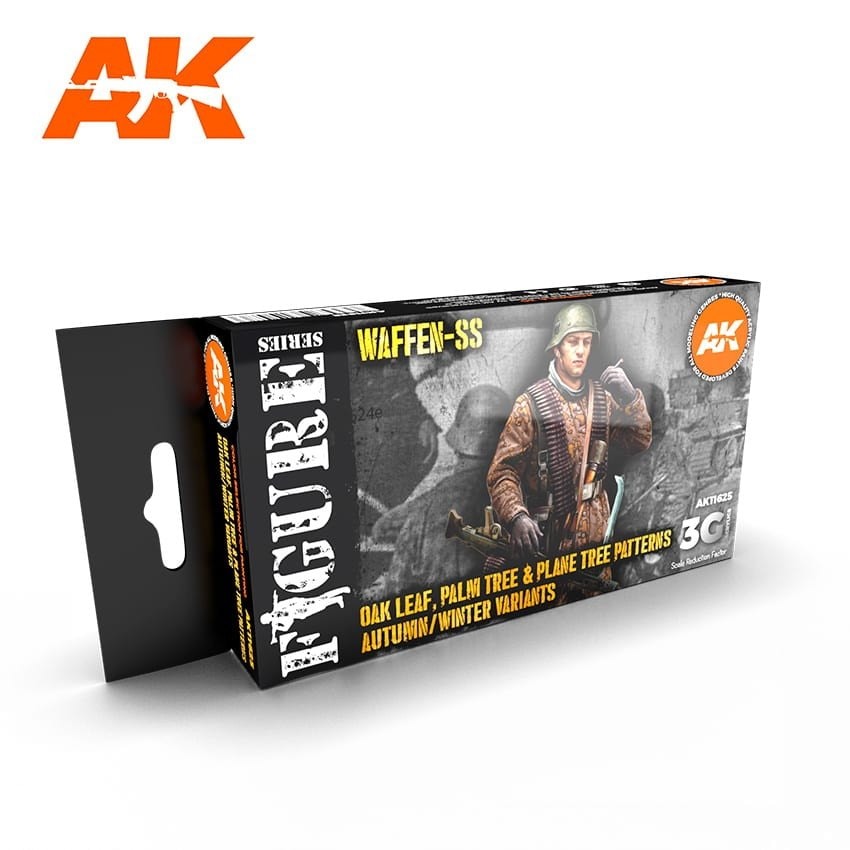 AK11625 武装SS秋冬カモフラージュカラーセット (17mlx6本) 【AKアクリル3G (サードジェネレーション)】|塗料|ツール＆マテリアル