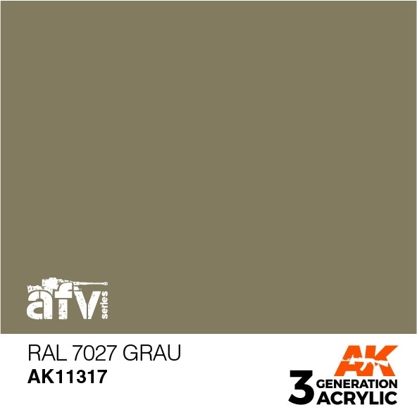 AK11317 RAL7027 グラウ 【AKアクリル3G (サードジェネレーション)】|塗料|ツール＆マテリアル