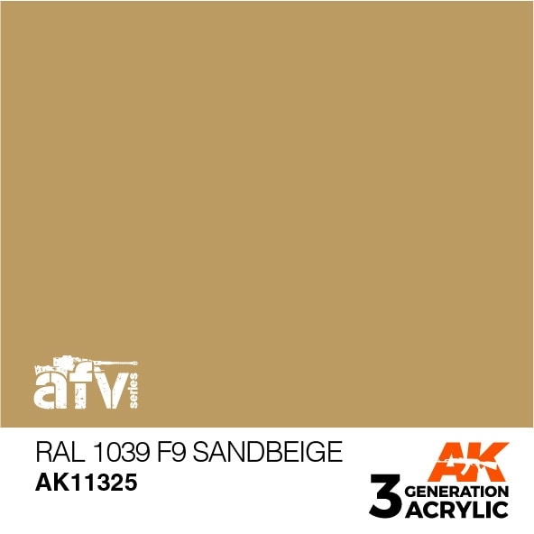 AK11325 RAL1039 F9サンドベージュ 【AKアクリル3G (サードジェネレーション)】|塗料|ツール＆マテリアル