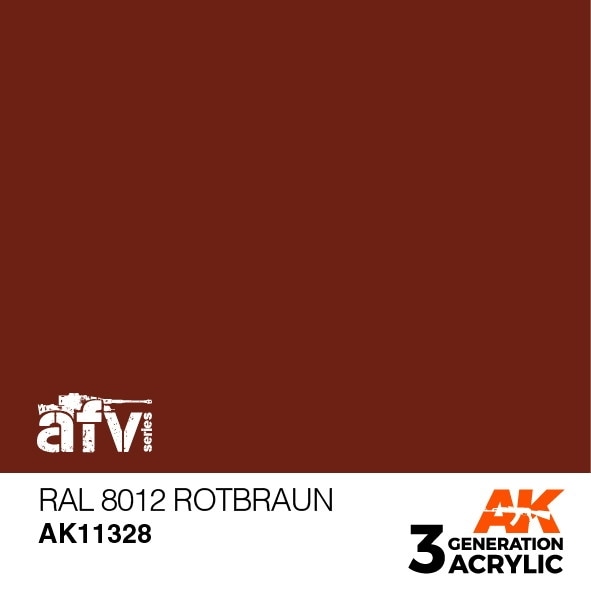 AK11328 RAL8012 ロートブラウン 【AKアクリル3G (サードジェネレーション)】|塗料|ツール＆マテリアル