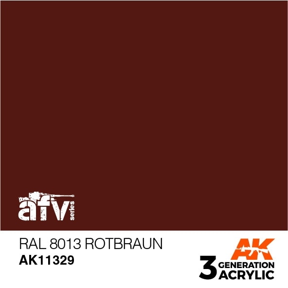 AK11329 RAL8013 ロートブラウン 【AKアクリル3G (サードジェネレーション)】|塗料|ツール＆マテリアル