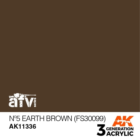 AK11336 No5 アースブラウン(FS30099) 【AKアクリル3G (サードジェネレーション)】|塗料|ツール＆マテリアル