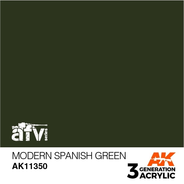 AK11350 モダンスパニッシュグリーン 【AKアクリル3G (サードジェネレーション)】|塗料|ツール＆マテリアル