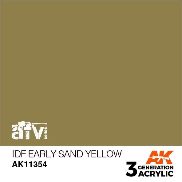 AK11354 IDF初期サンドイエロー 【AKアクリル3G (サードジェネレーション)】|塗料|ツール＆マテリアル