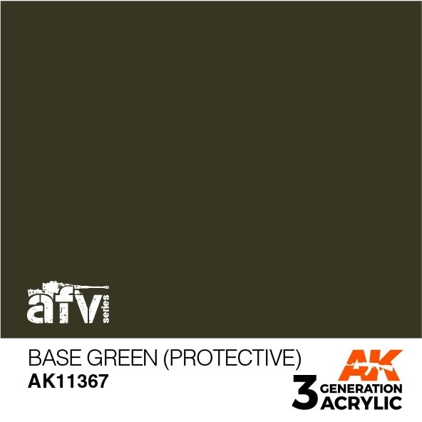 AK11367 ベースグリーン(プロテクティブ) 【AKアクリル3G (サードジェネレーション)】|塗料|ツール＆マテリアル