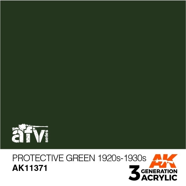 AK11371 プロテクティブグリーン1920s-30s 【AKアクリル3G (サードジェネレーション)】|塗料|ツール＆マテリアル