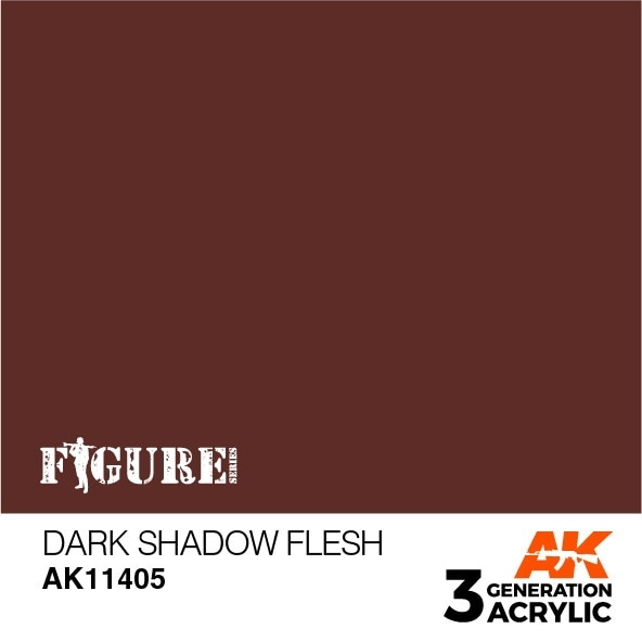 AK11405 ダークシャドウフレッシュ 【AKアクリル3G (サードジェネレーション)】|塗料|ツール＆マテリアル