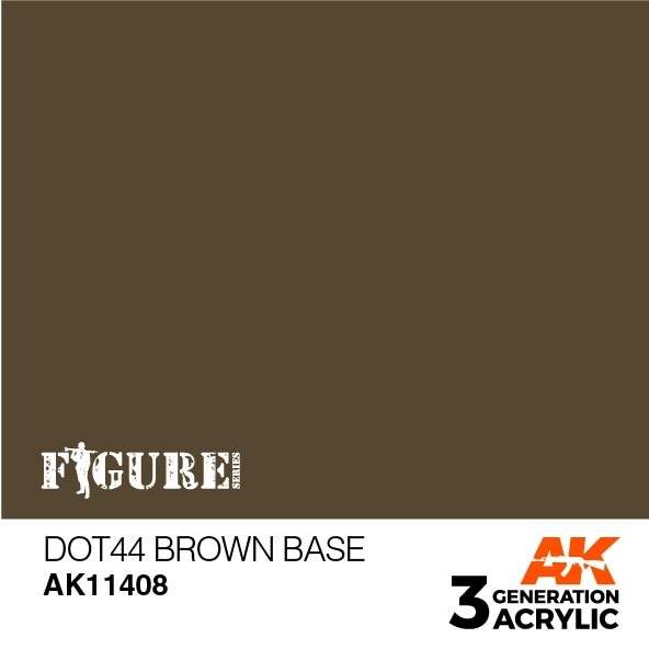 AK11408 ドット44 ブラウンベース 【AKアクリル3G (サードジェネレーション)】|塗料|ツール＆マテリアル