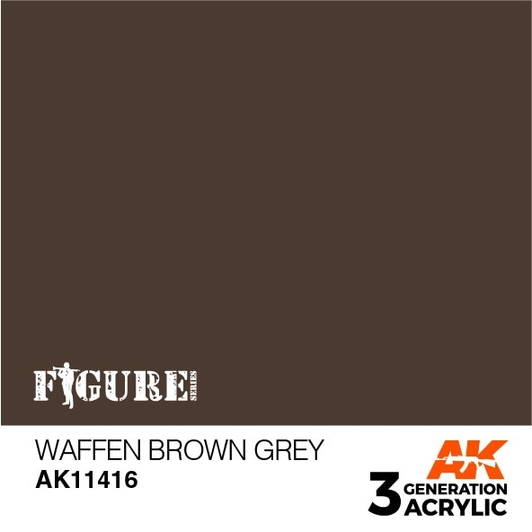 AK11416 ヴァッフェンブラウングレイ 【AKアクリル3G (サードジェネレーション)】|塗料|ツール＆マテリアル