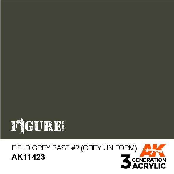 AK11423 フィールドグレーベース#2(グレイユニフォーム) 【AKアクリル3G (サードジェネレーション)】|塗料|ツール＆マテリアル