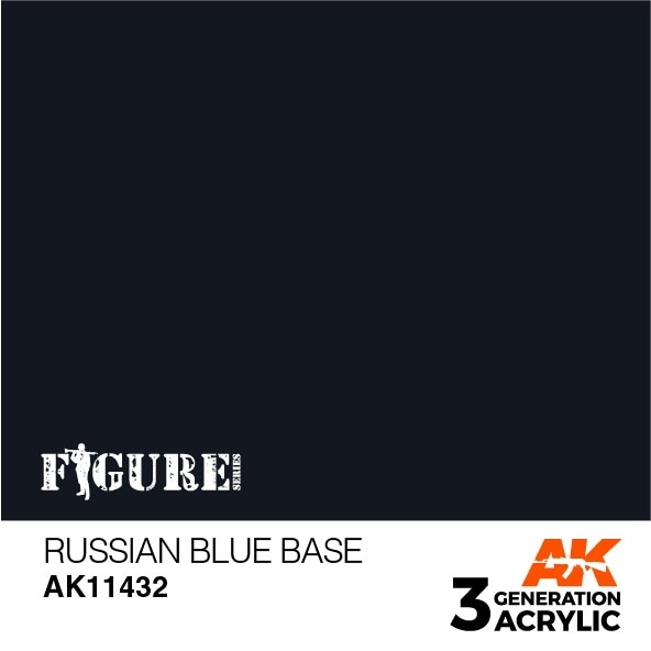 AK11432 ロシアンブルーベース 【AKアクリル3G (サードジェネレーション)】|塗料|ツール＆マテリアル