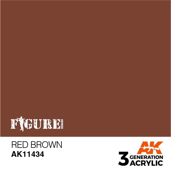 AK11434 レッドブラウン 【AKアクリル3G (サードジェネレーション)】|塗料|ツール＆マテリアル