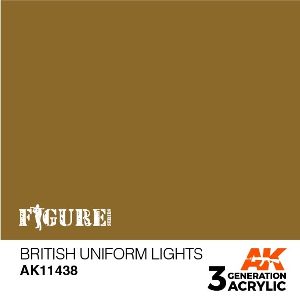 AK11438 ブリティッシュユニフォームライト 【AKアクリル3G (サードジェネレーション)】|塗料|ツール＆マテリアル