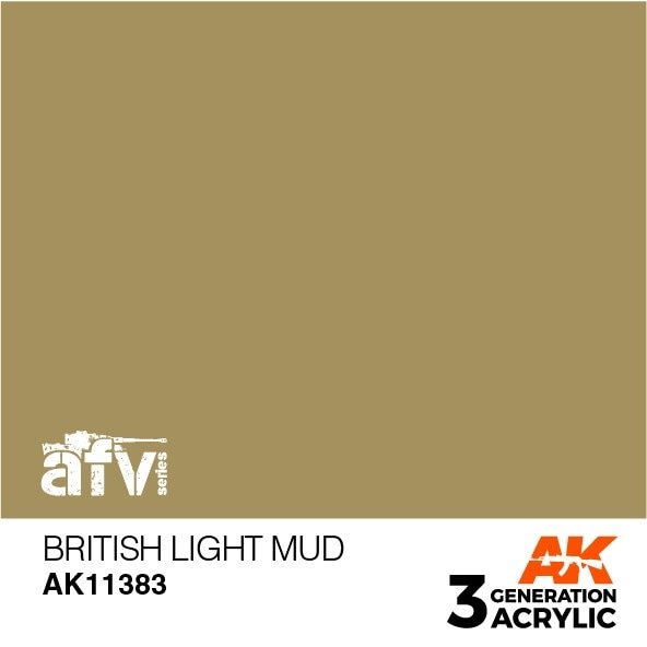 AK11383 ブリティッシュライトマッド 【AKアクリル3G (サードジェネレーション)】|塗料|ツール＆マテリアル
