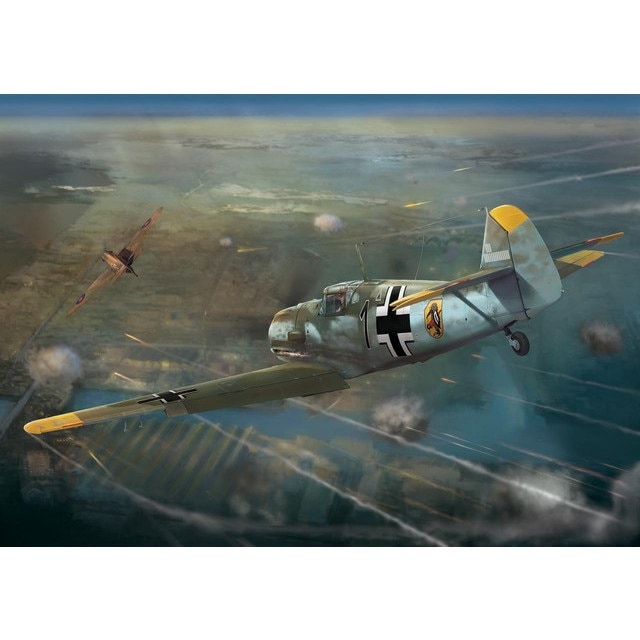 D5-08 メッサーシュミット Bf109E-3 エミール|第二次大戦の飛行機モデル|飛行機