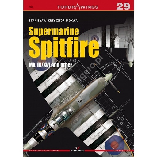 TOPDRAWINGS 7029 スーパーマリン スピットファイア Mk.IX/XVI|洋書|書籍＆DVD