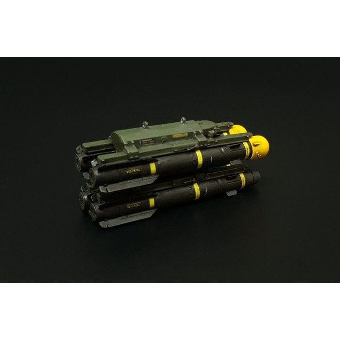 BRL48153 1/48 AGM-114 ヘルファイアミサイル (ミサイル x 8 & ラック x 2)(レジン + エッチング)|飛行機用パーツ|飛行機