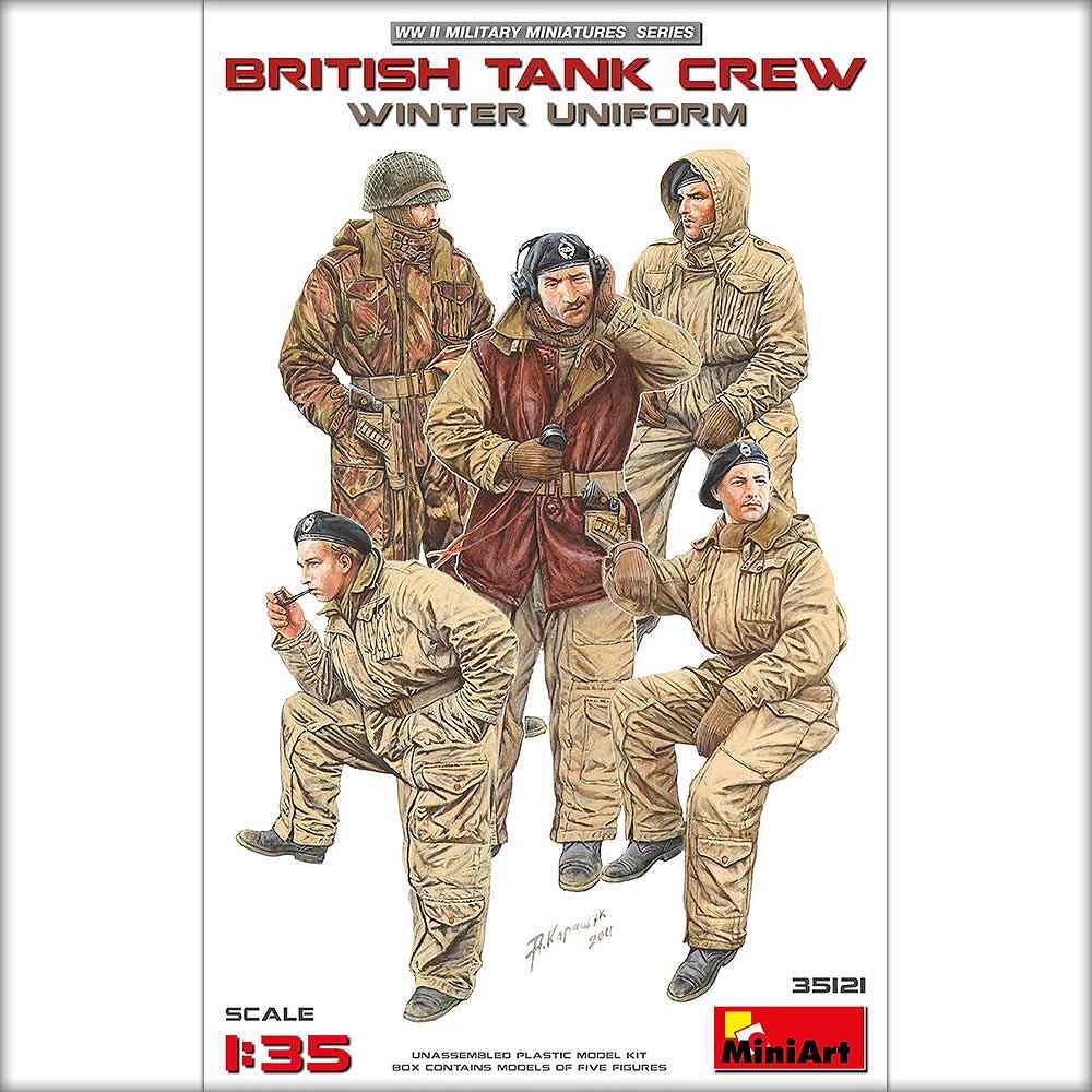【再入荷】35121 イギリス戦車兵(防寒服)フィギュアセット|第二次大戦のフィギュア|フィギュア