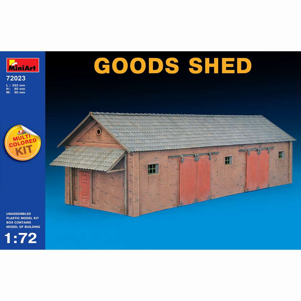72023 倉庫 GOODS SHED（マルチカラ−キット/4色）|建物／情景用パーツ|フィギュア
