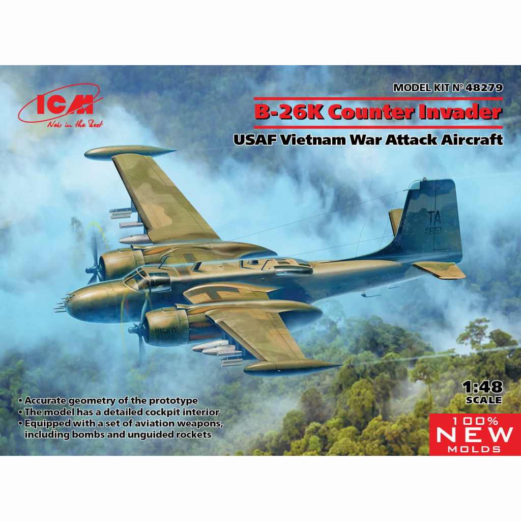 48279 B-26K カウンター インベーダー “ベトナム戦争” | ICM | 飛行機