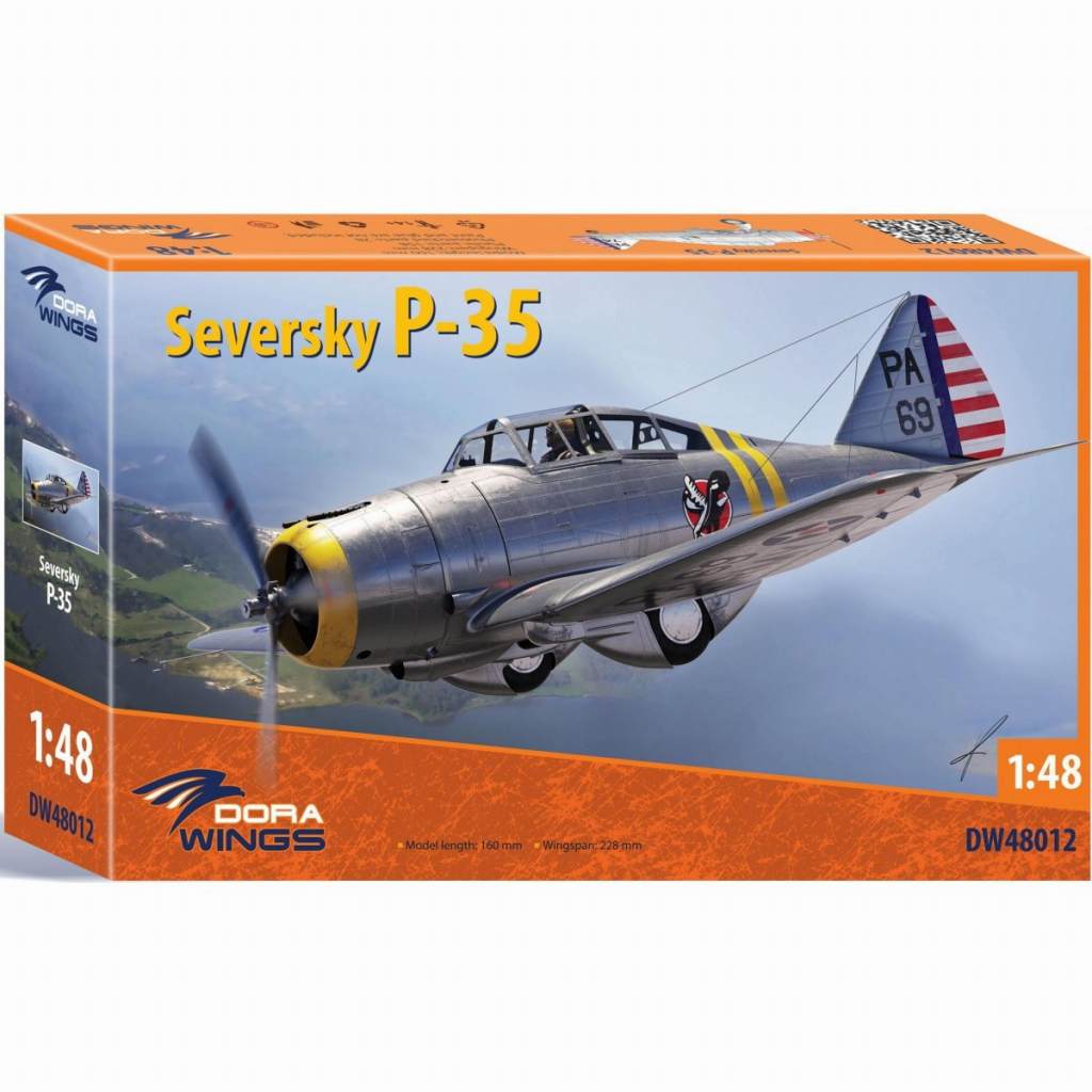 DW48012 1/48 セヴァスキー P-35|第二次大戦の飛行機モデル|飛行機