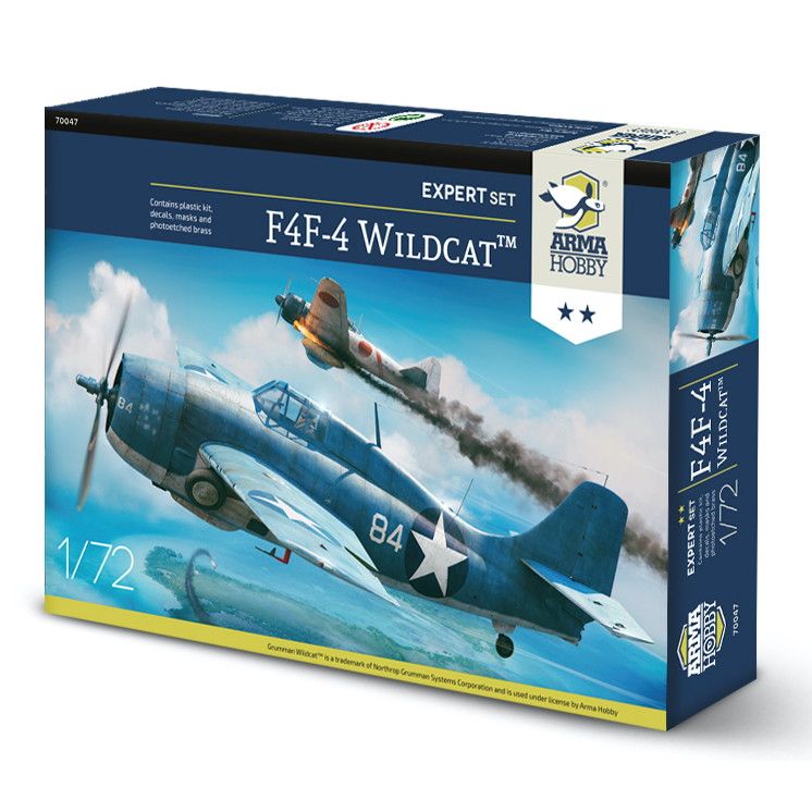 ホビーマスター 1/48 グラマン F4F ワイルドキャット ホビーマスター