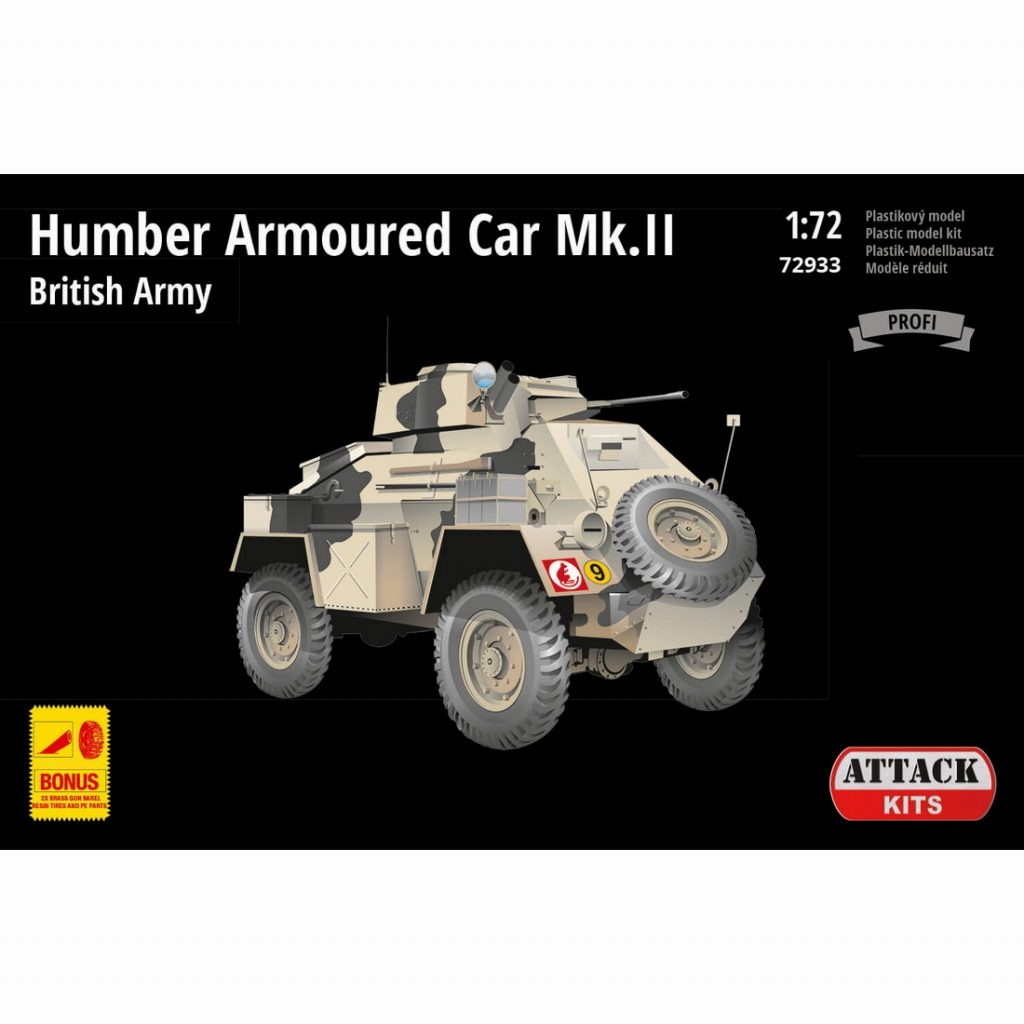 72933 1/72 ハンバー Mk.II 装甲車 イギリス軍 北アフリカ戦線|第二次大戦のAFVモデル|AFV