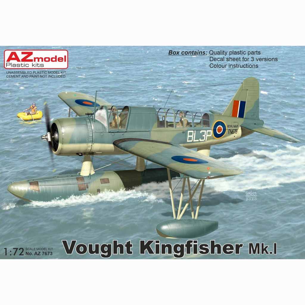 AZ7673 1/72 ヴォート キングフィッシャーMk.I|第二次大戦の飛行機モデル|飛行機
