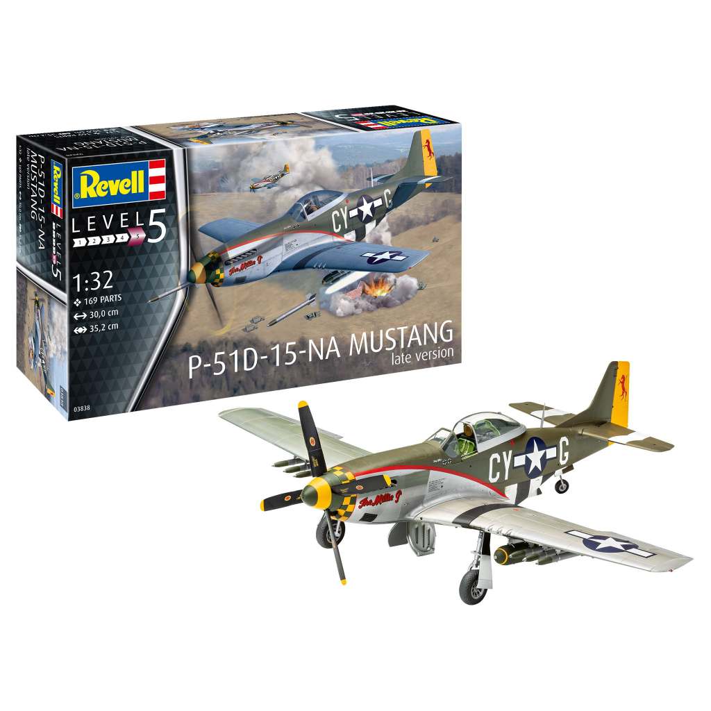 03838 P-51D ムスタング 後期型|第二次大戦の飛行機モデル|飛行機