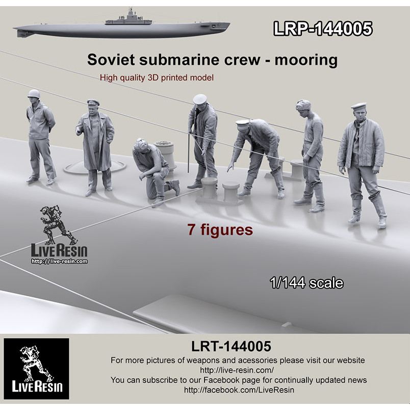 LRM-144005 ロシア潜水艦クルー 係留|第二次大戦のフィギュア|フィギュア