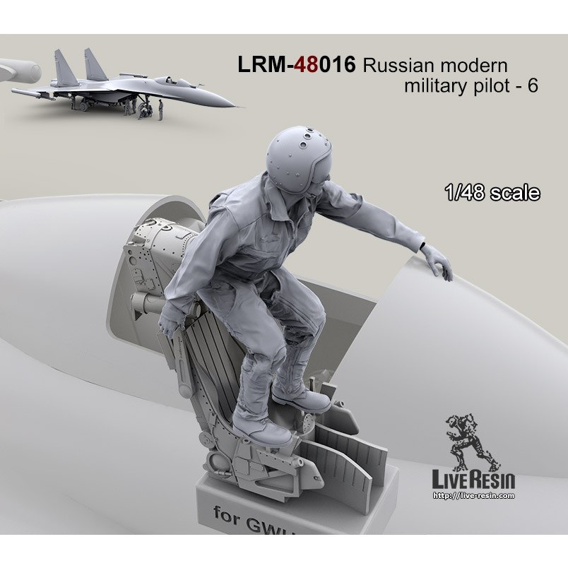 LRM-48016 現用 ロシア軍パイロット 6 | ライブレジン Live Resin