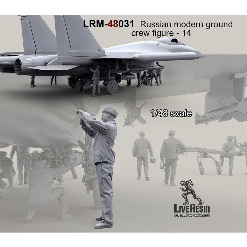 LRM-48031 現用 ロシア軍グランドクルー 14 | ライブレジン Live Resin