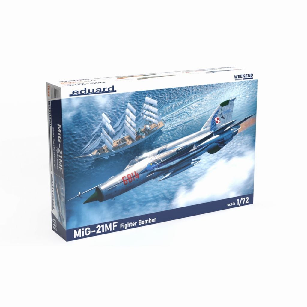 プラモデル完成機　1/48　MIG-21MF フィッシュベット MiG-21MF フィッシュベッドJ `北ベトナム` (マスキングシート付