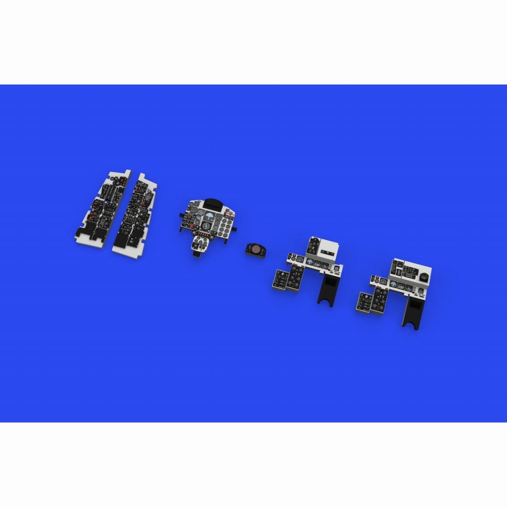 【再入荷】ルック644127 1/48 マクドネル・ダグラス F-4B ファントムII 「ルック」計器盤 (前・後期型セット)(タミヤ用)|飛行機用パーツ|飛行機