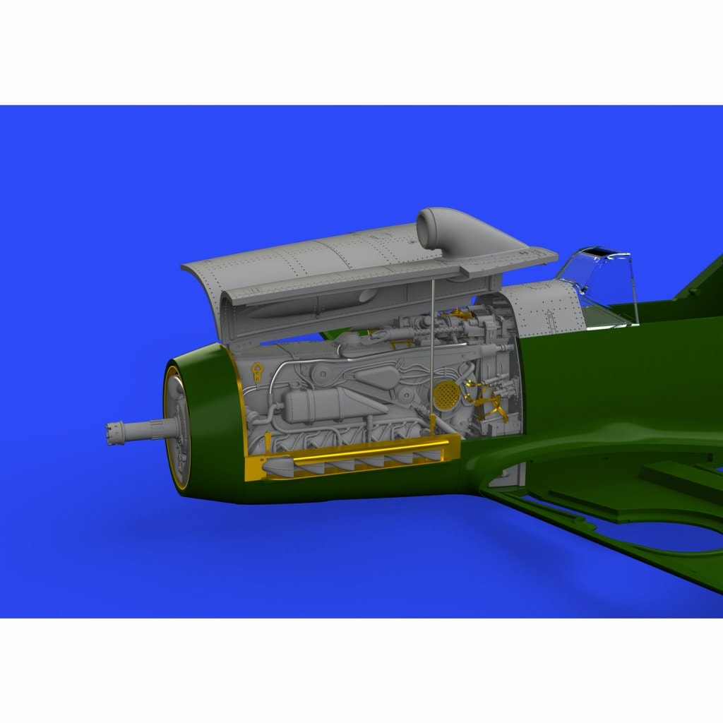 ブラッシン648300 メッサーシュミット Bf109F エンジン/胴体内機銃|飛行機用パーツ|飛行機