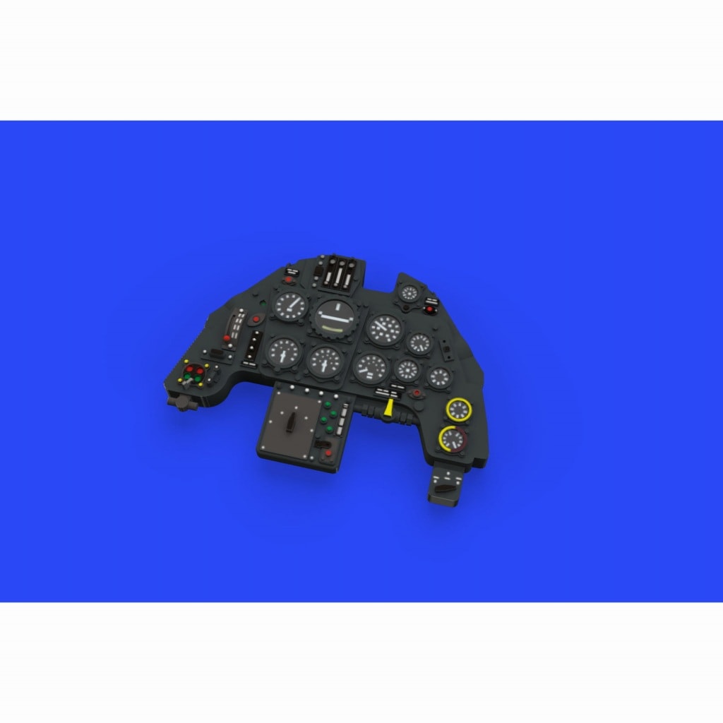 ルック644001 メッサーシュミット Bf109G-6 計器盤 | エデュアルド