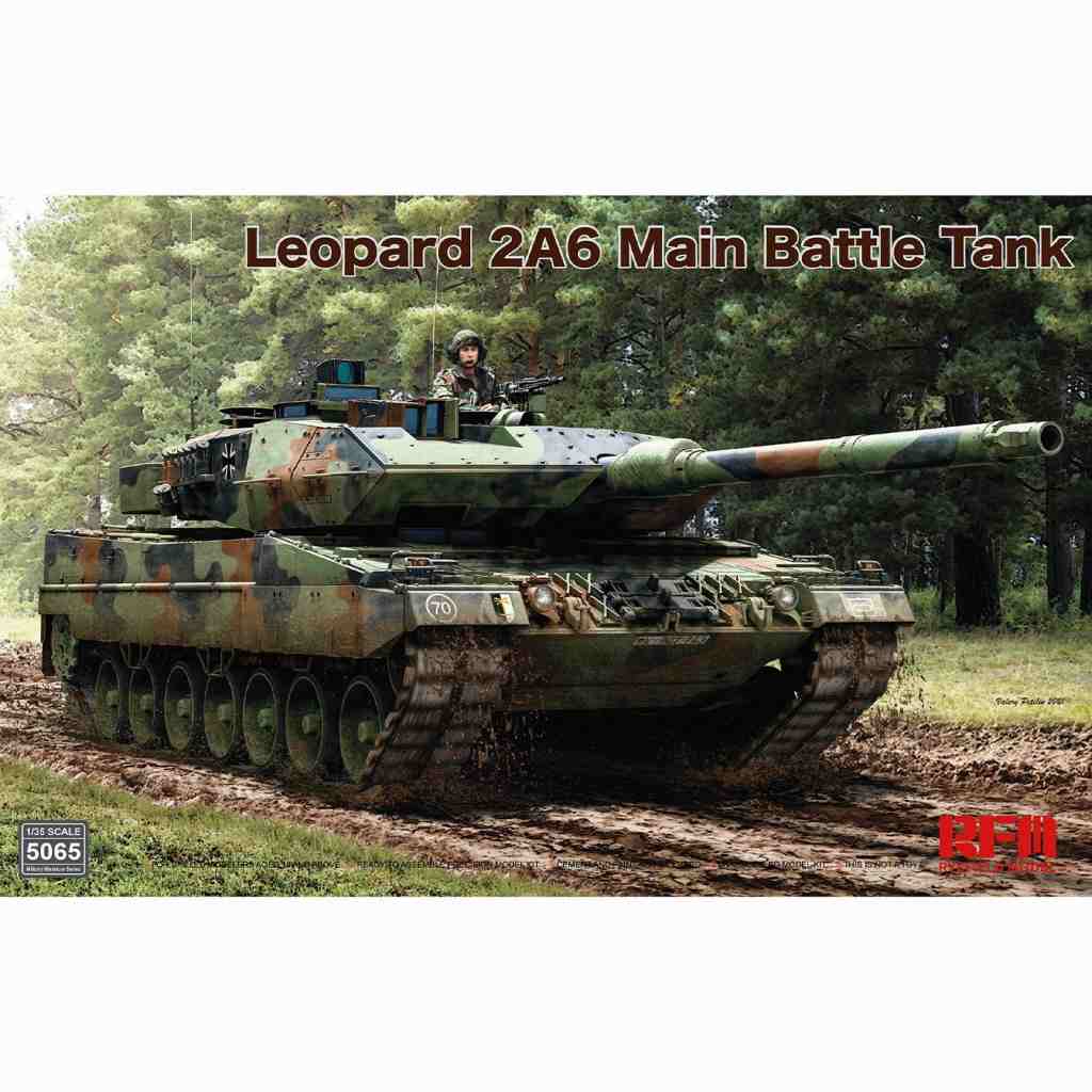 5065 1/35 レオパルド2A6 主力戦車 w/可動式履帯|大戦後のAFVモデル|AFV
