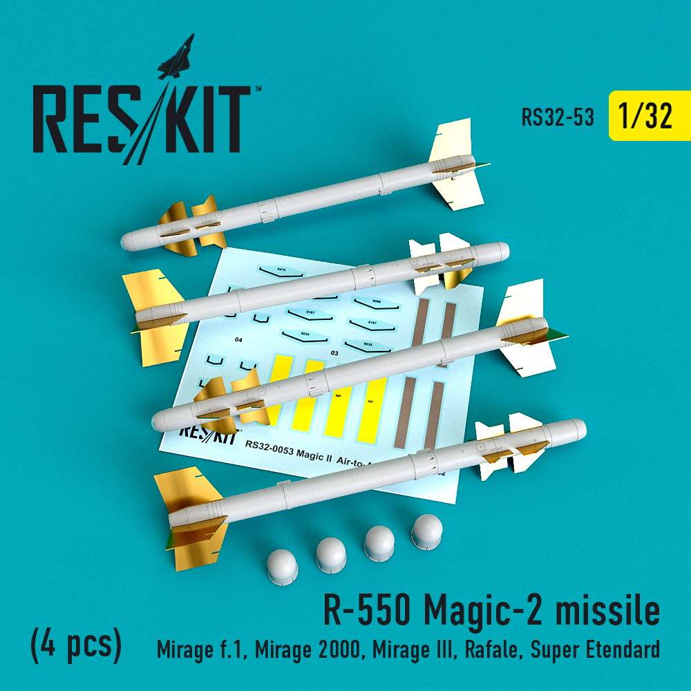 RS32-053 1/32 R-550 マジック2 空対空ミサイル (4個入り) | レス