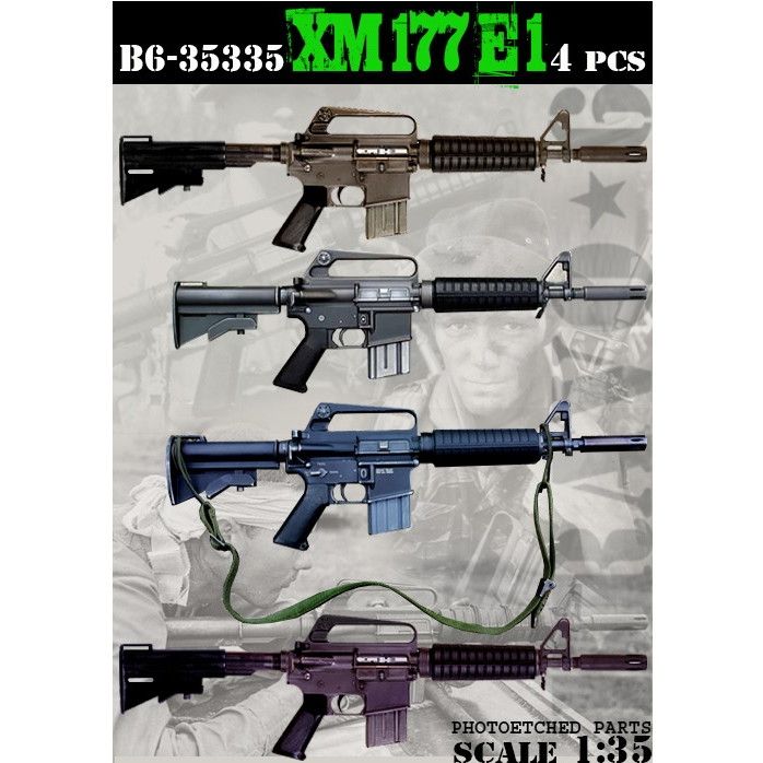 35335 1/35 ベトナム戦争/現用 アメリカXM177E1(4個入)|大戦後のAFVモデル|AFV