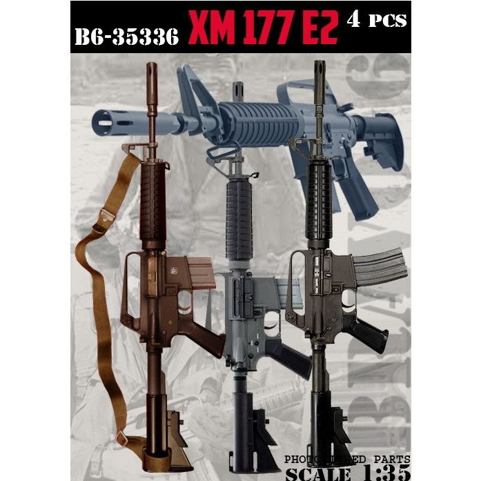 35336 1/35 ベトナム戦争/現用 アメリカXM177E2(4個入) | ブラボー6