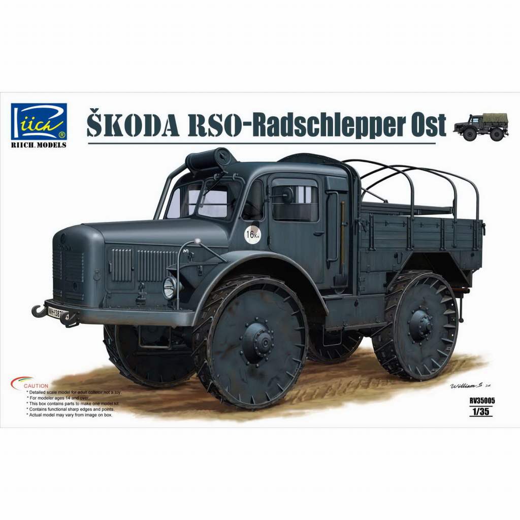 RV35005 シュコダ RSO 東部戦線用装輪牽引車|第二次大戦のAFVモデル|AFV