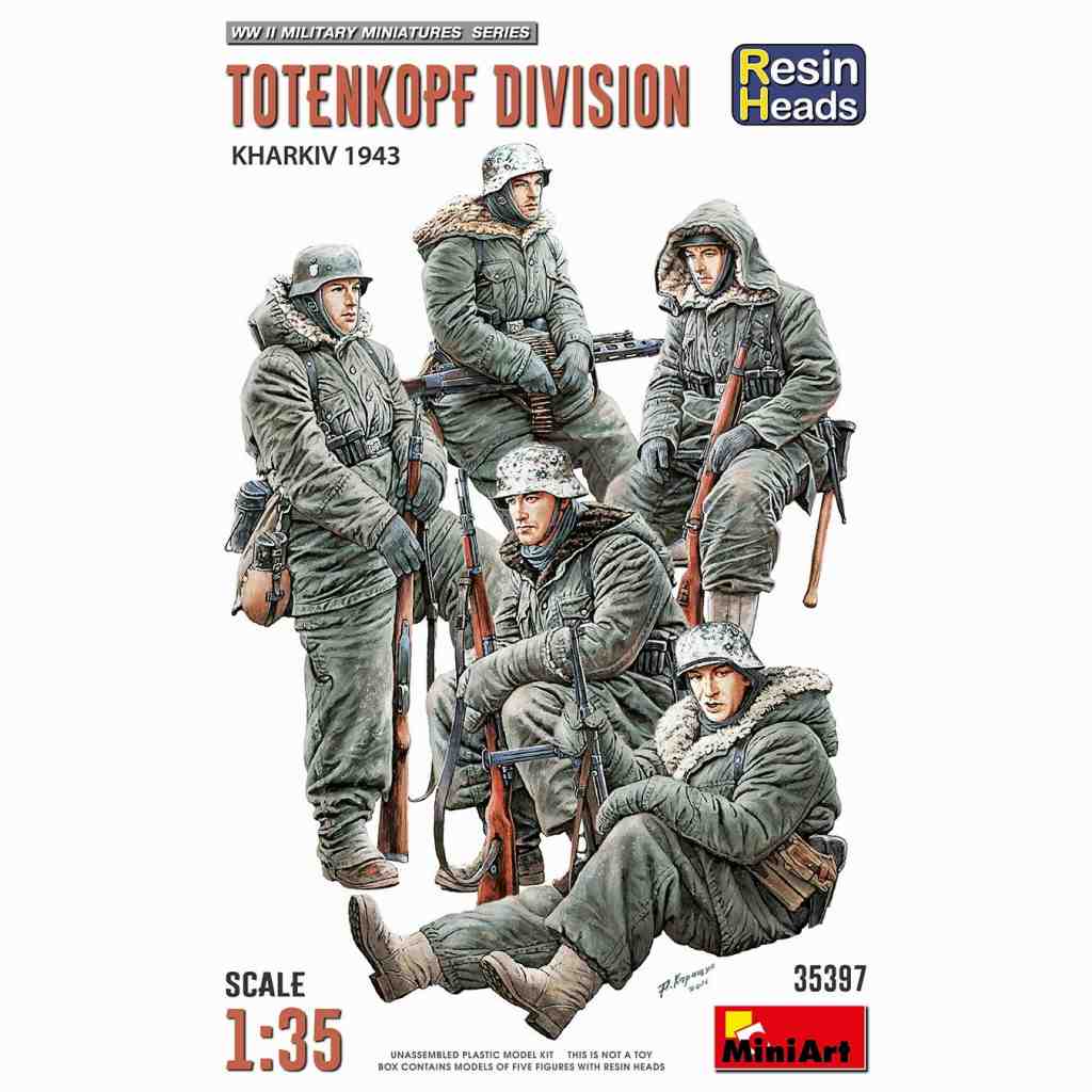 35397 トーテンコップ師団兵 (ハリコフ攻防戦1943) フィギュア5体